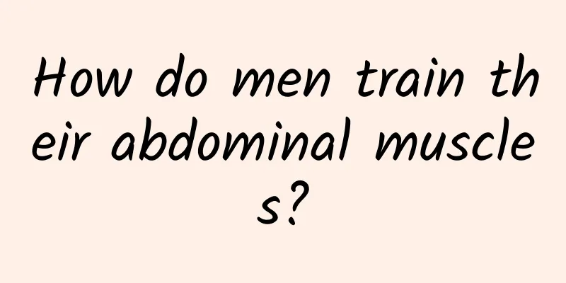 How do men train their abdominal muscles?