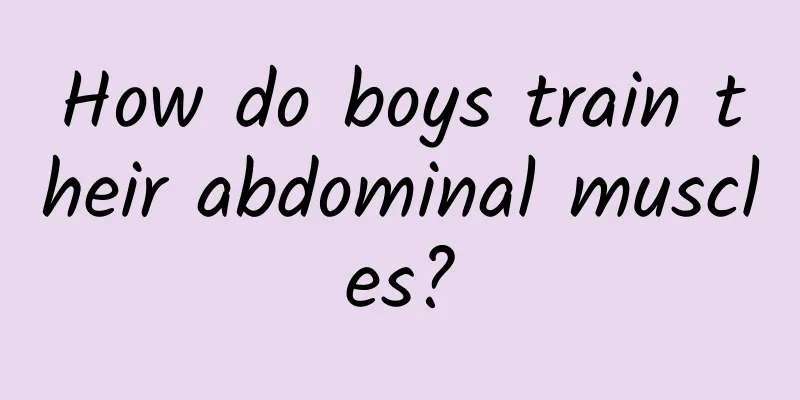 How do boys train their abdominal muscles?