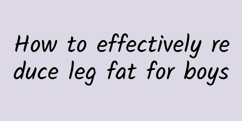 How to effectively reduce leg fat for boys