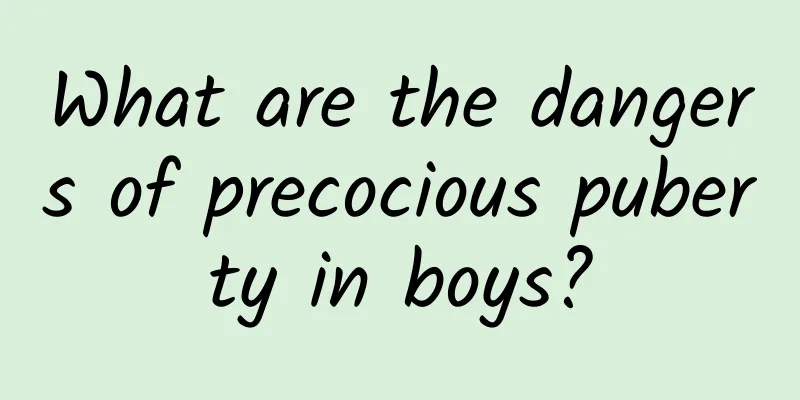What are the dangers of precocious puberty in boys?