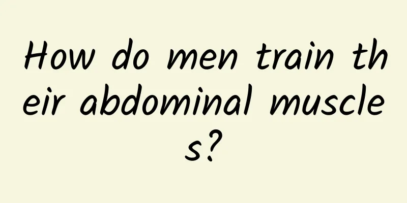 How do men train their abdominal muscles?