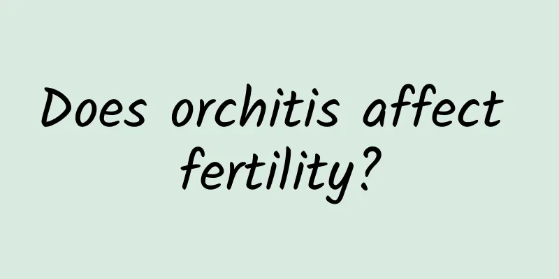 Does orchitis affect fertility?