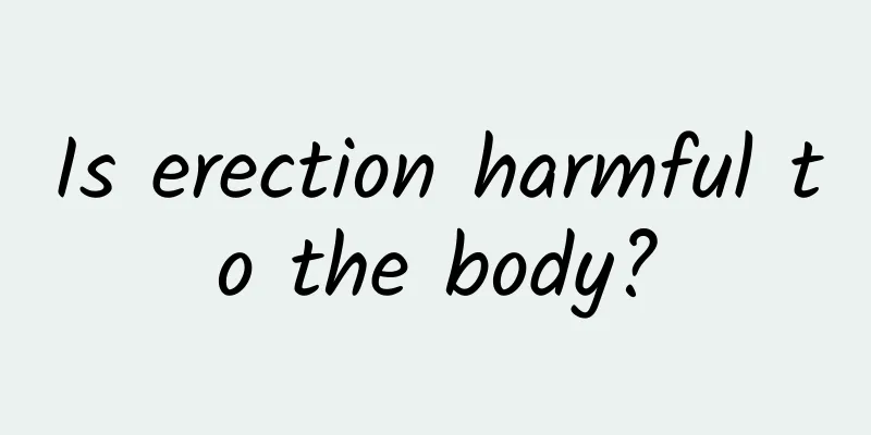 Is erection harmful to the body?