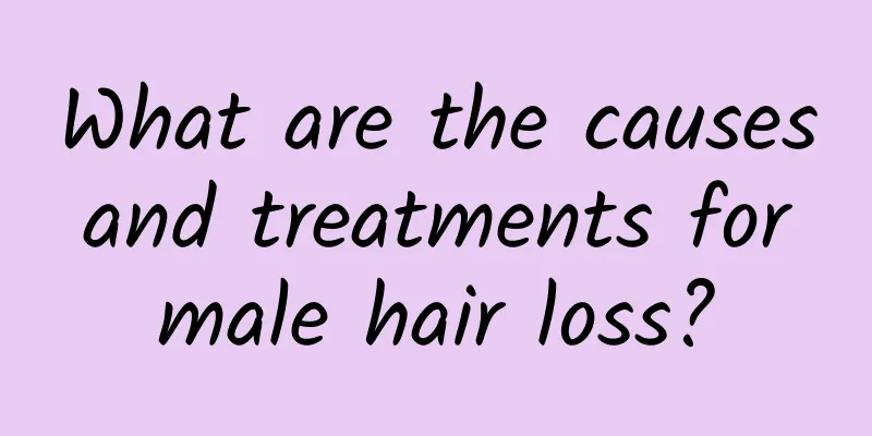 What are the causes and treatments for male hair loss?