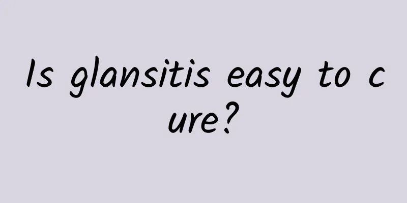 Is glansitis easy to cure?