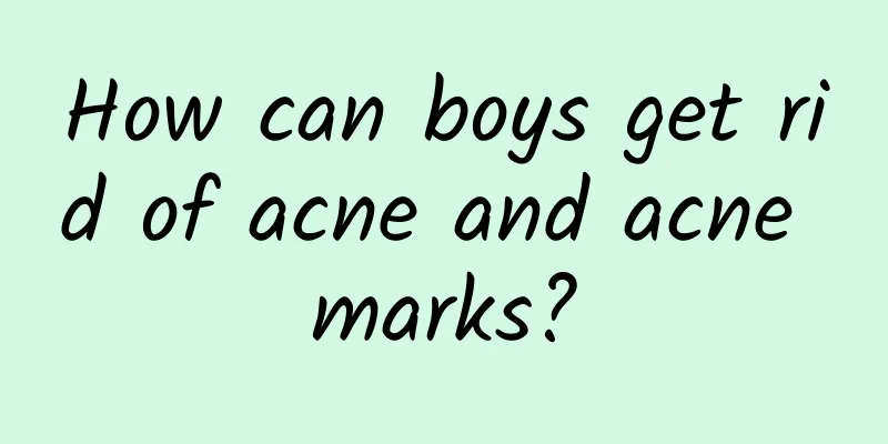 How can boys get rid of acne and acne marks?