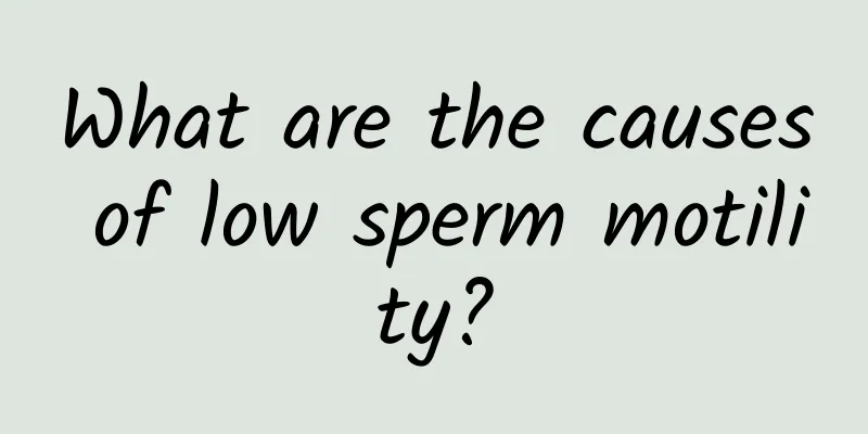 What are the causes of low sperm motility?