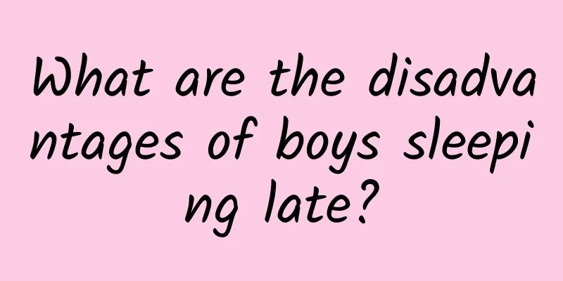 What are the disadvantages of boys sleeping late?