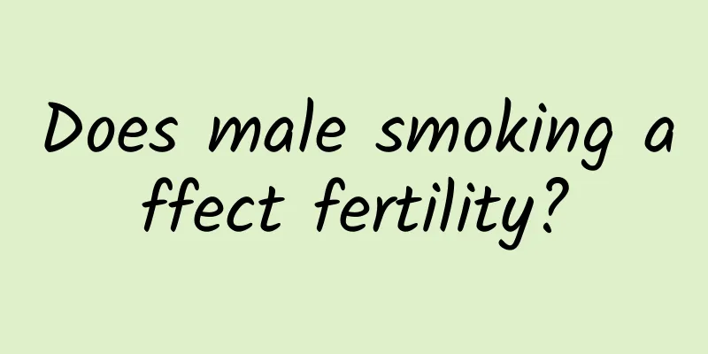 Does male smoking affect fertility?
