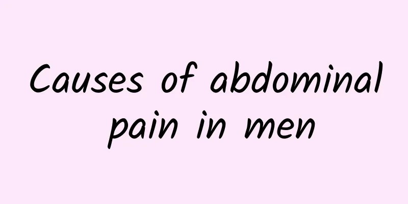 Causes of abdominal pain in men