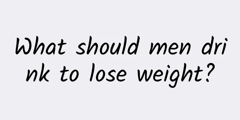 What should men drink to lose weight?