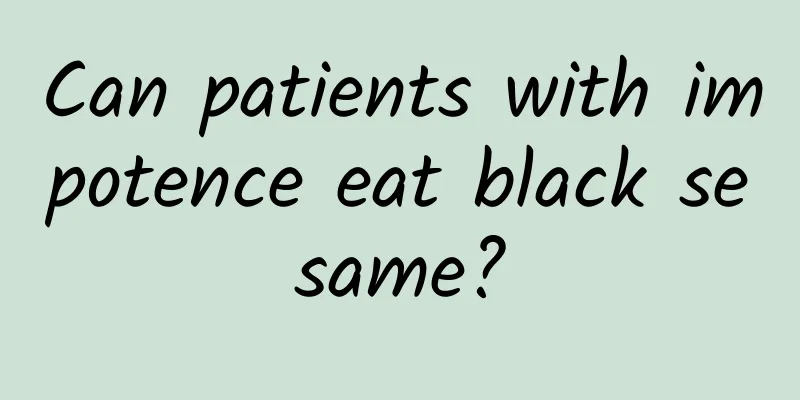 Can patients with impotence eat black sesame?