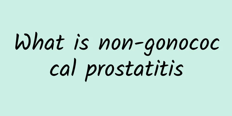What is non-gonococcal prostatitis