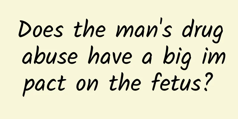 Does the man's drug abuse have a big impact on the fetus?