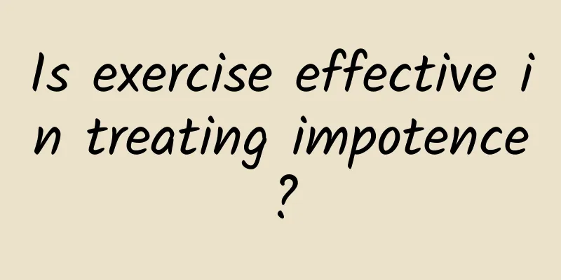 Is exercise effective in treating impotence?