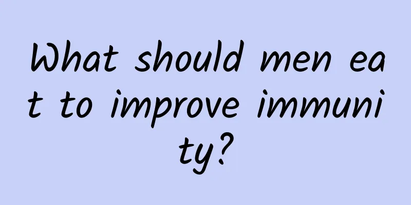 What should men eat to improve immunity?
