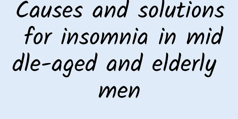 Causes and solutions for insomnia in middle-aged and elderly men