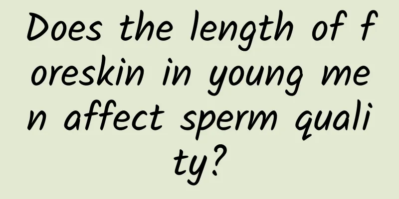 Does the length of foreskin in young men affect sperm quality?
