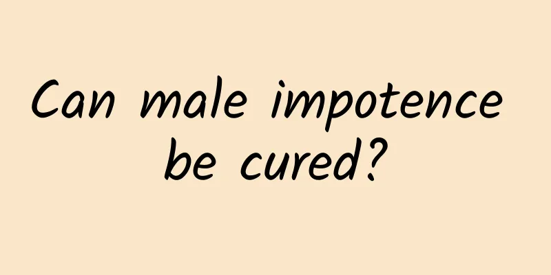 Can male impotence be cured?
