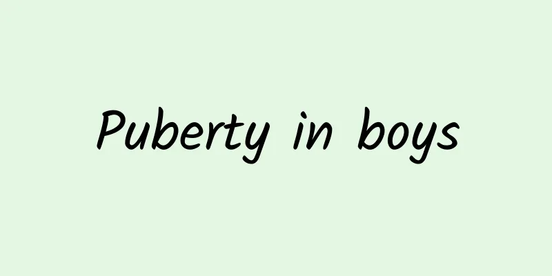 Puberty in boys