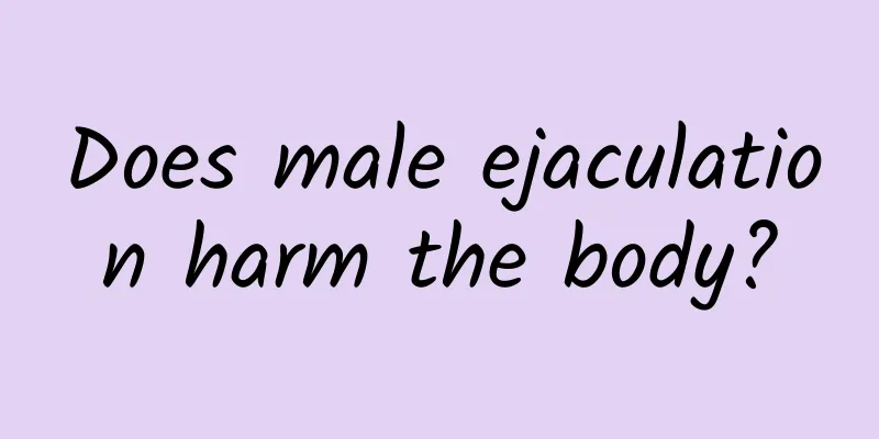 Does male ejaculation harm the body?
