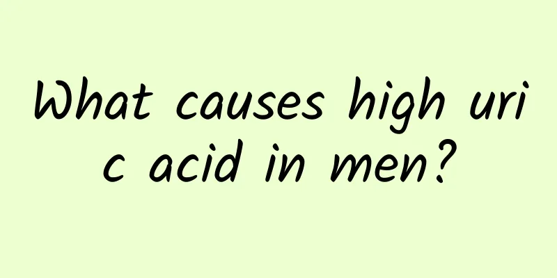 What causes high uric acid in men?