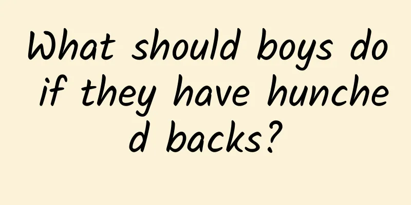 What should boys do if they have hunched backs?
