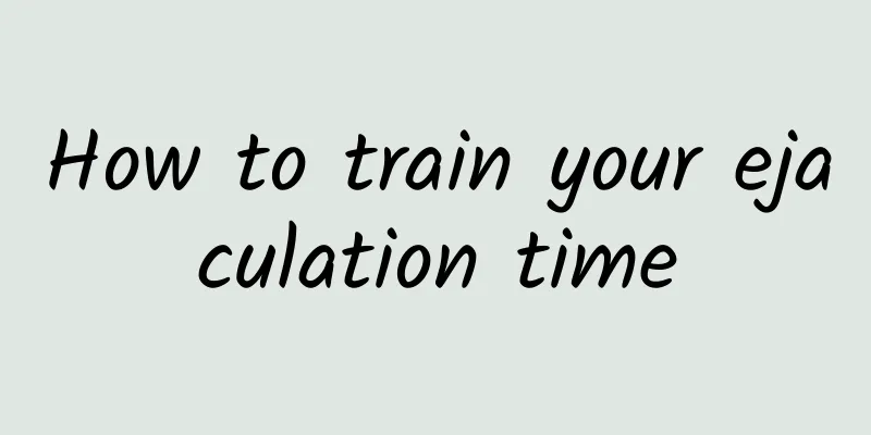 How to train your ejaculation time