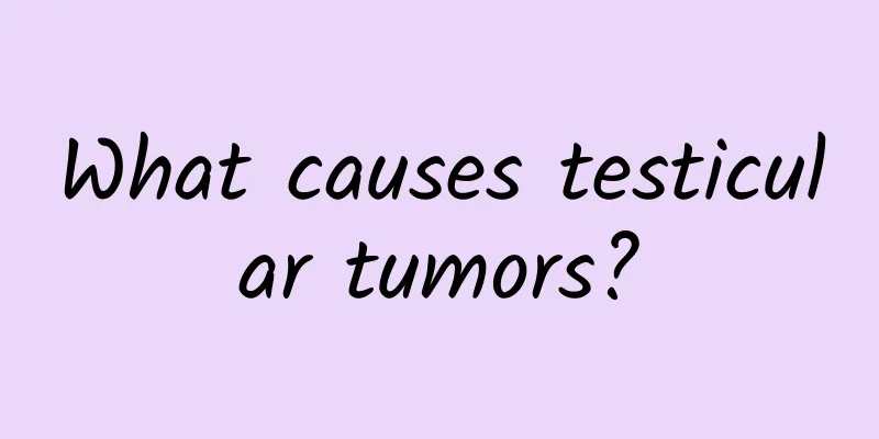 What causes testicular tumors?