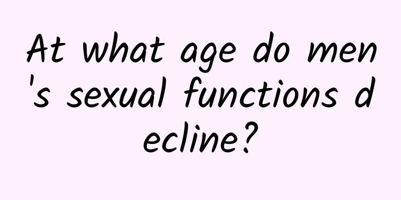 At what age do men's sexual functions decline?