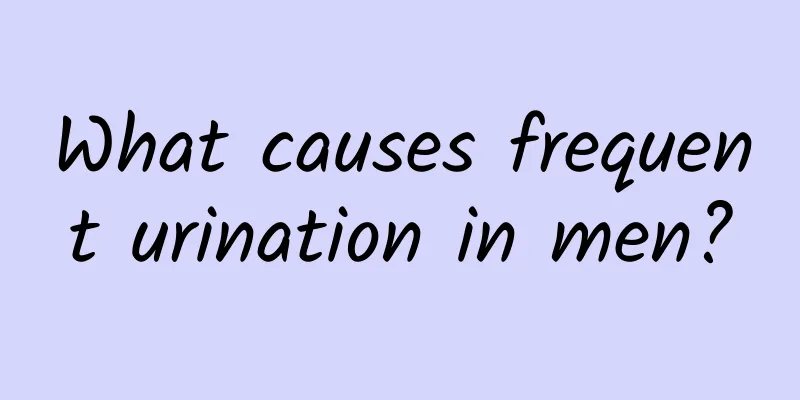 What causes frequent urination in men?