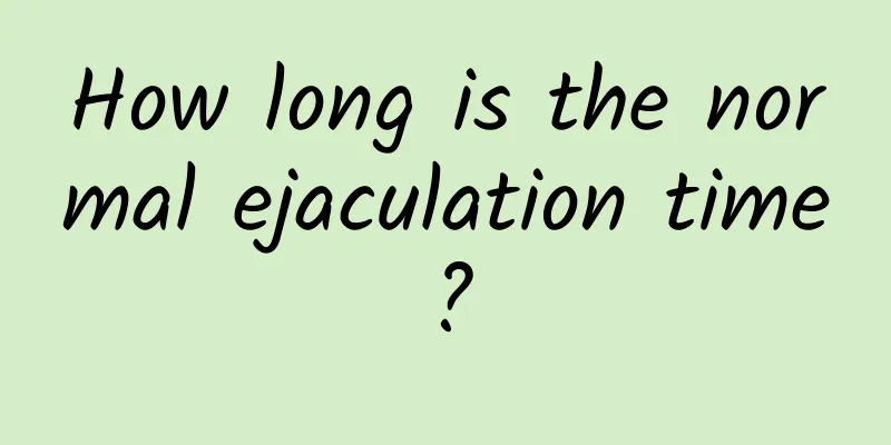 How long is the normal ejaculation time?