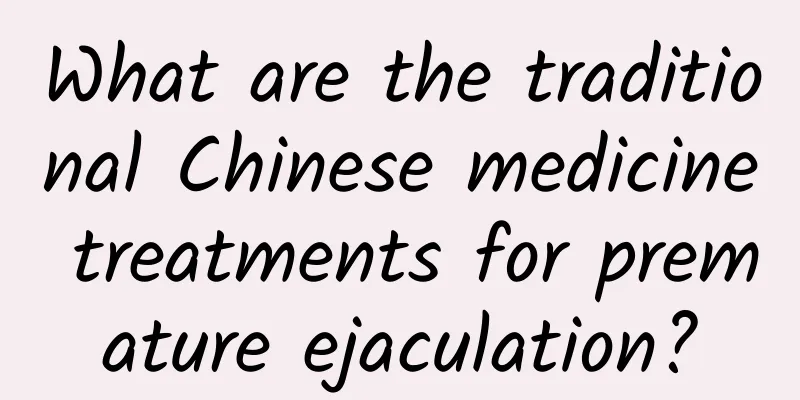 What are the traditional Chinese medicine treatments for premature ejaculation?