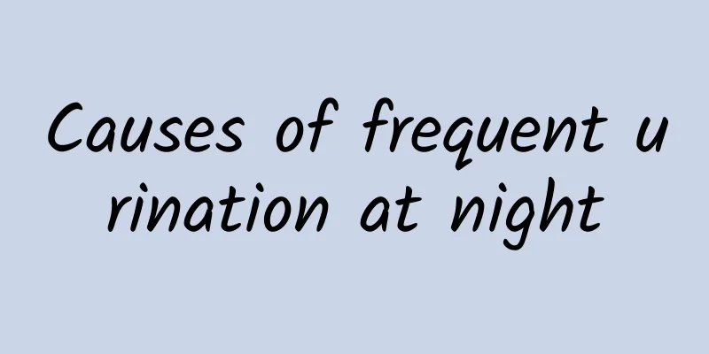 Causes of frequent urination at night