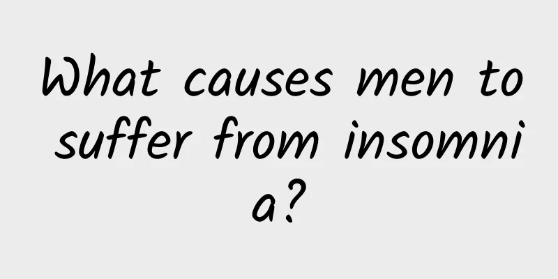 What causes men to suffer from insomnia?
