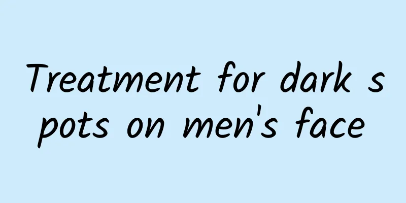 Treatment for dark spots on men's face