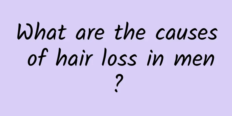 What are the causes of hair loss in men?