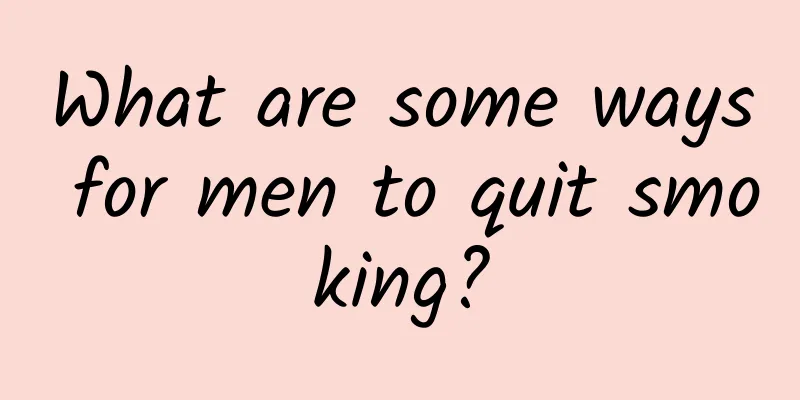 What are some ways for men to quit smoking?