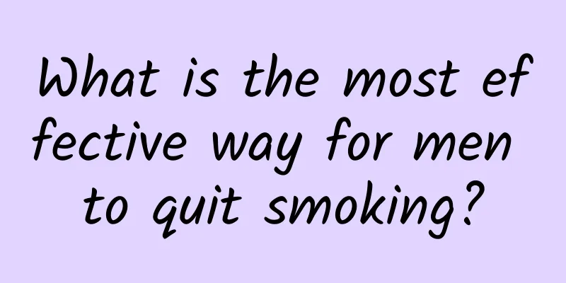 What is the most effective way for men to quit smoking?