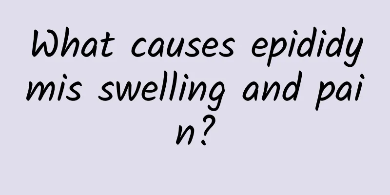 What causes epididymis swelling and pain?