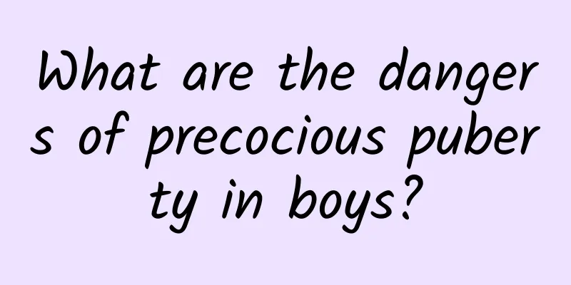 What are the dangers of precocious puberty in boys?