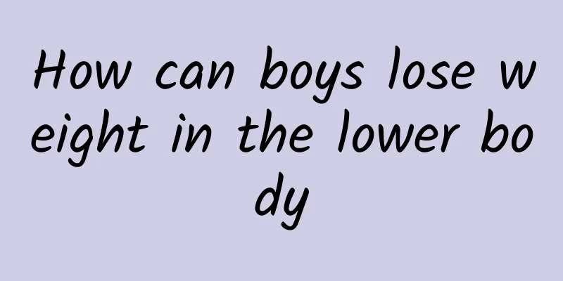 How can boys lose weight in the lower body