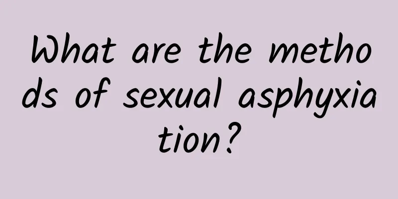 What are the methods of sexual asphyxiation?