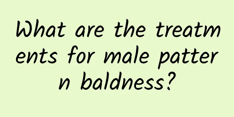 What are the treatments for male pattern baldness?