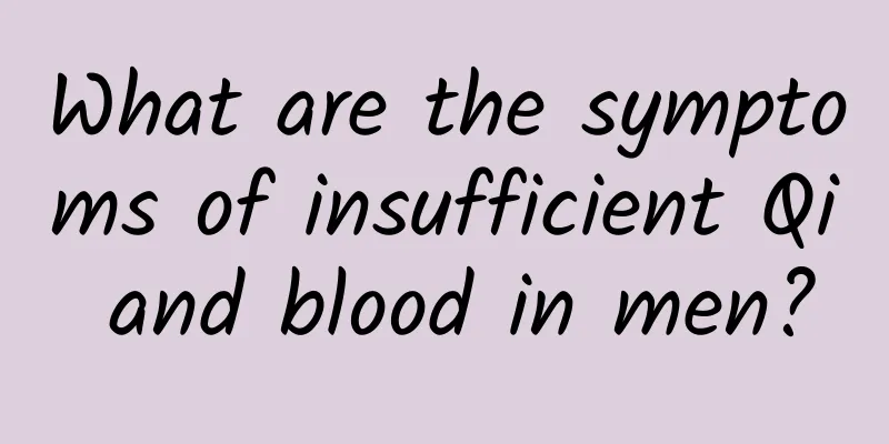 What are the symptoms of insufficient Qi and blood in men?