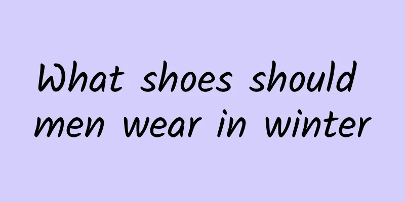 What shoes should men wear in winter