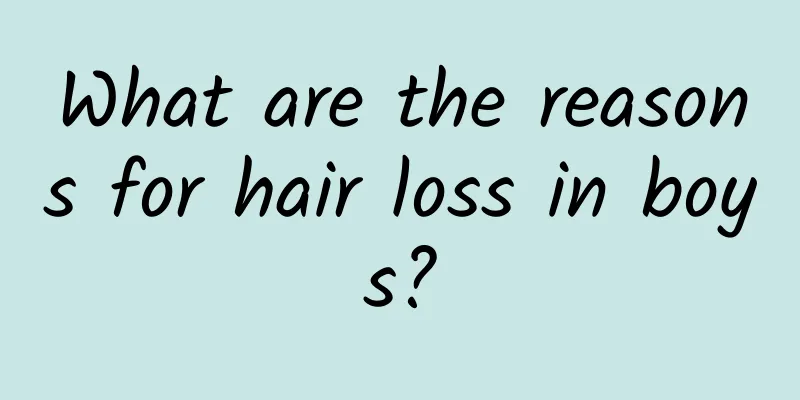 What are the reasons for hair loss in boys?