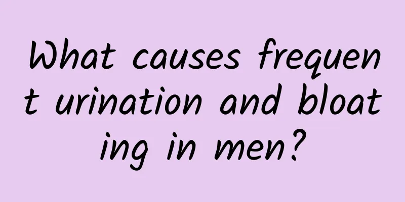 What causes frequent urination and bloating in men?