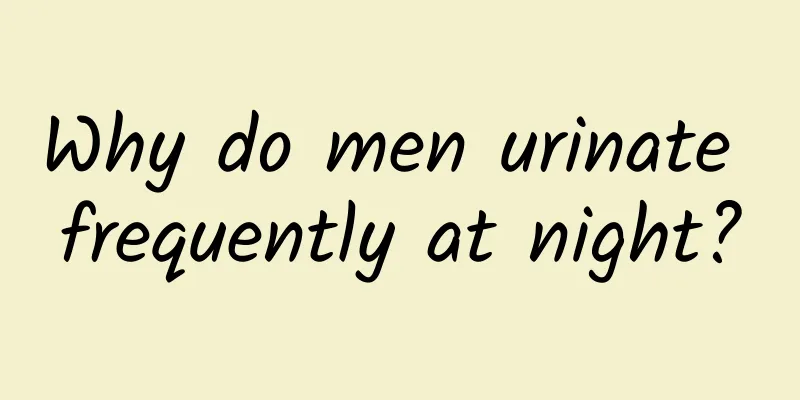 Why do men urinate frequently at night?