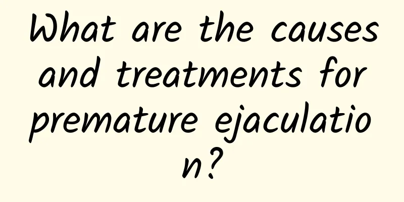 What are the causes and treatments for premature ejaculation?